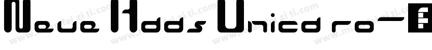 Neue Haas Unica ro字体转换